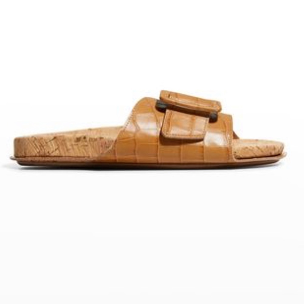 Buckle slip on sandals - definery brand